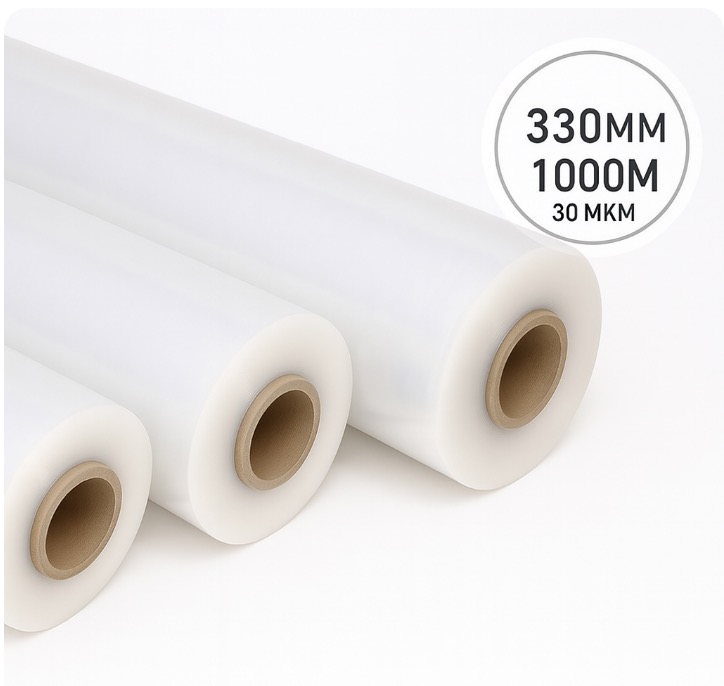 Плівка рулонна TOSHEN, 330мм, 1000 м, 30 мкм, глянець Digital (000013484)